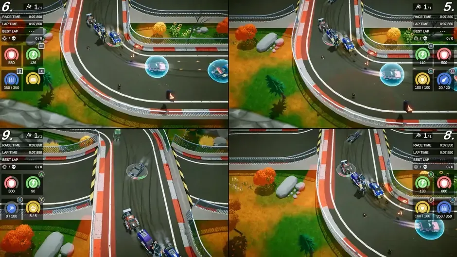 Кадър от Blastlane Racers