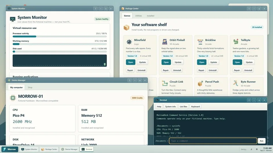 Кадър от Bootline: Desktop Simulator