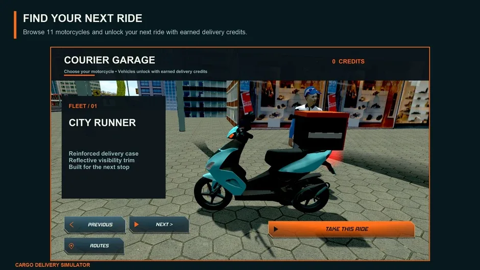 Кадър от Cargo Delivery Simulator