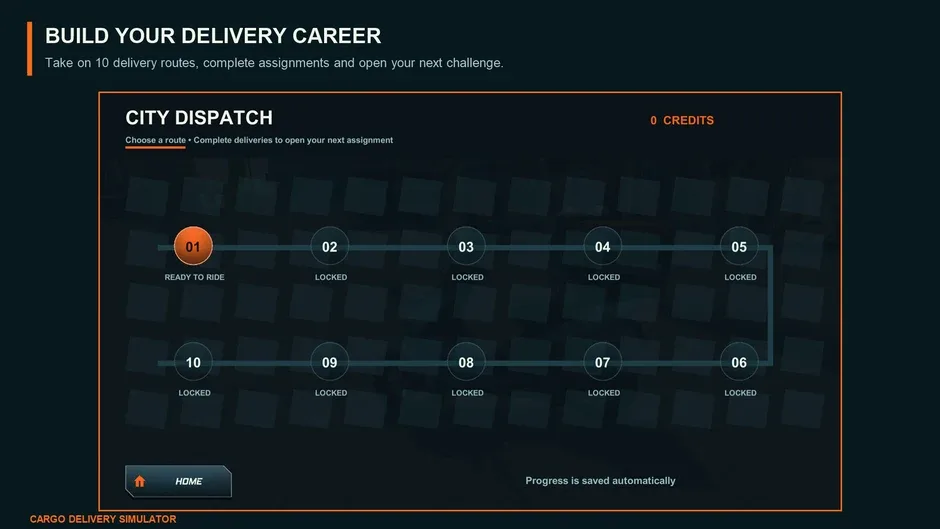 Кадър от Cargo Delivery Simulator