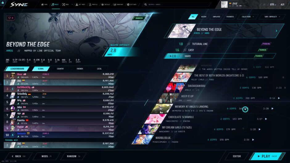 Syne screenshot 1
