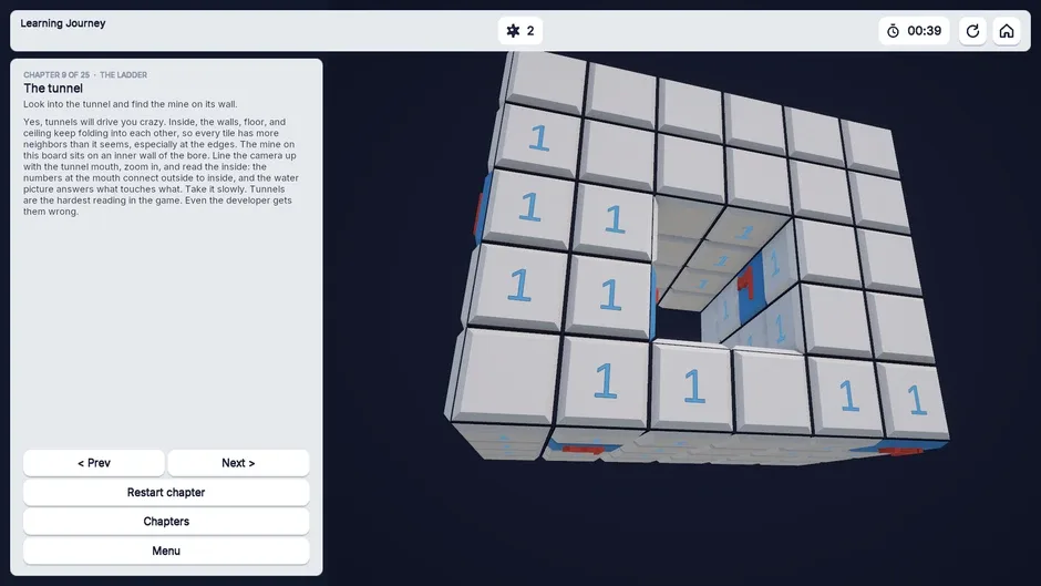 Кадър от Cube Sweeper: 3D Minesweeper