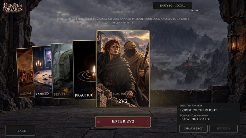 Heroes and Forsaken: The Wheel of Time Digital Card Game screenshot