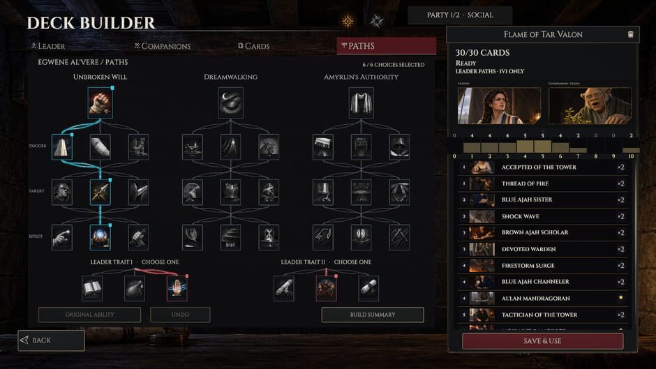 Heroes and Forsaken: The Wheel of Time Digital Card Game screenshot