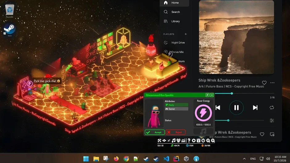 Кадър от Desktop Rave