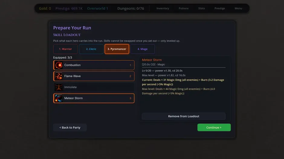 Кадър от Dungeoneers Idle