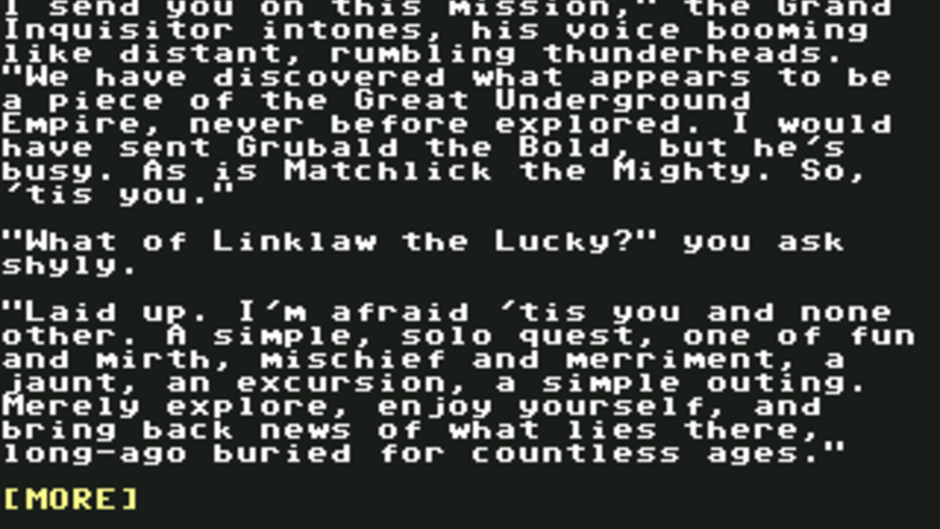 Zork: The Undiscovered Underground Screenshot