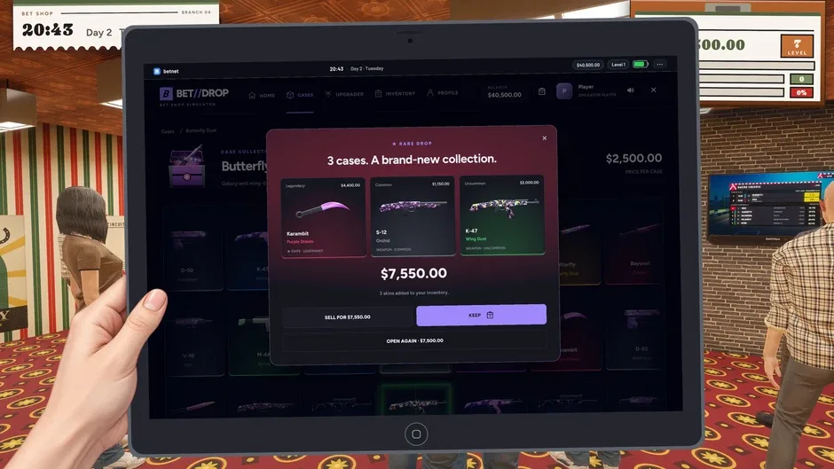 Кадър от Bet Shop Simulator