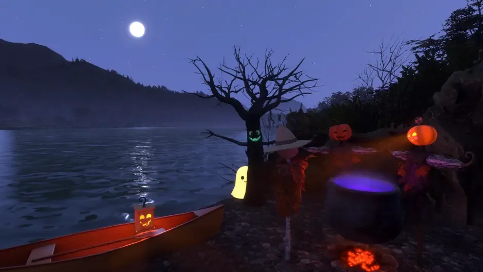 Кадър от Log Away: Halloween DLC