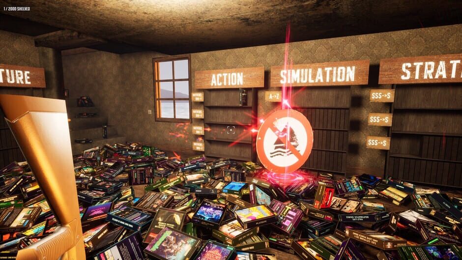 Game Shelver 99: I Must Organize My Steam Library and Defend It Against Pirates With a Shotgun screenshot 11