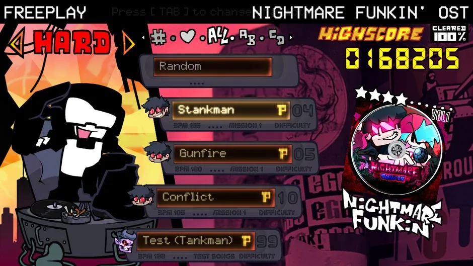 Кадър от Nightmare Funkin'