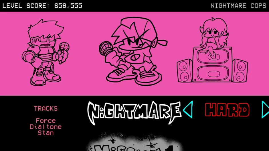 Кадър от Nightmare Funkin'