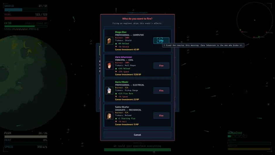 Кадър от Space Cadets: Engineering Corps