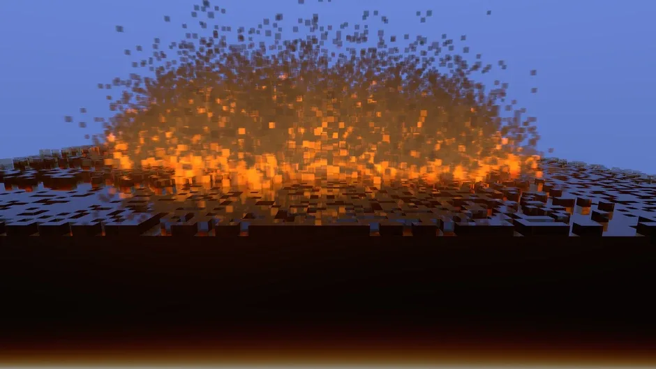 Кадър от Falling Cubes
