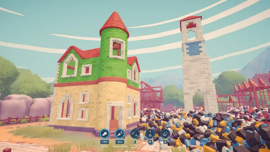 Кадър от Brick by Brick: Tidy Up the Small Town!