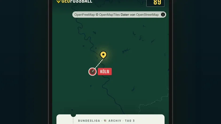 Кадър от GeoFußball