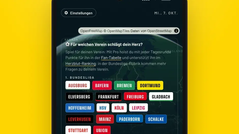 Кадър от GeoFußball