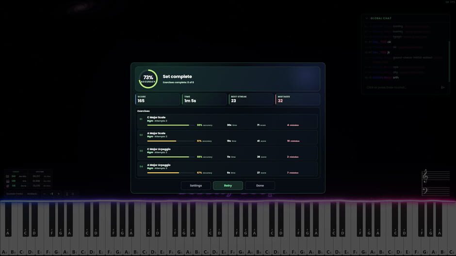 PianoGlow screenshot 2