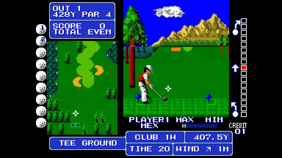 Кадър от Arcade Archives 2: Fighting Golf
