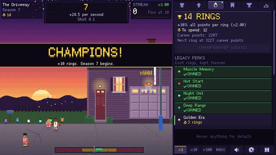 Кадър от Idle Hoops