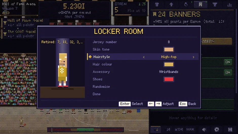 Кадър от Idle Hoops