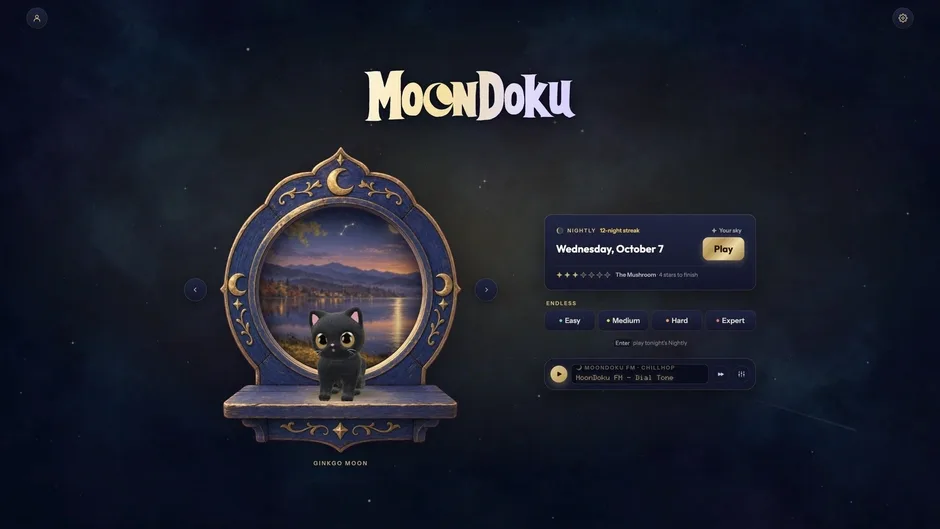 Кадър от MoonDoku: Sudoku Nights