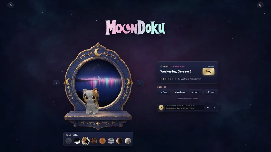 Кадър от MoonDoku: Sudoku Nights