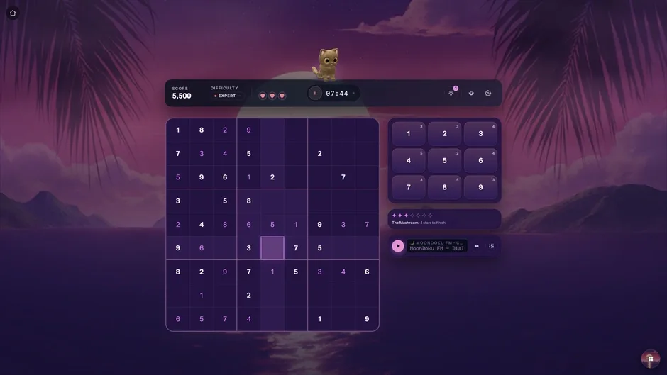 Кадър от MoonDoku: Sudoku Nights