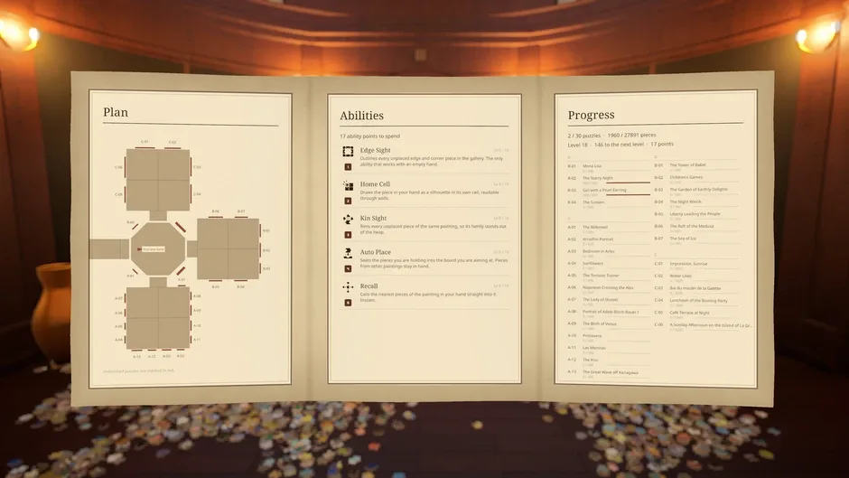Кадър от Piecework: The Jigsaw Museum