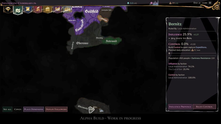 Awaken, Empress of the Night screenshot