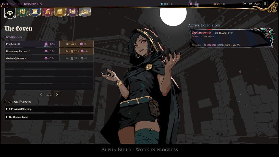Awaken, Empress of the Night screenshot