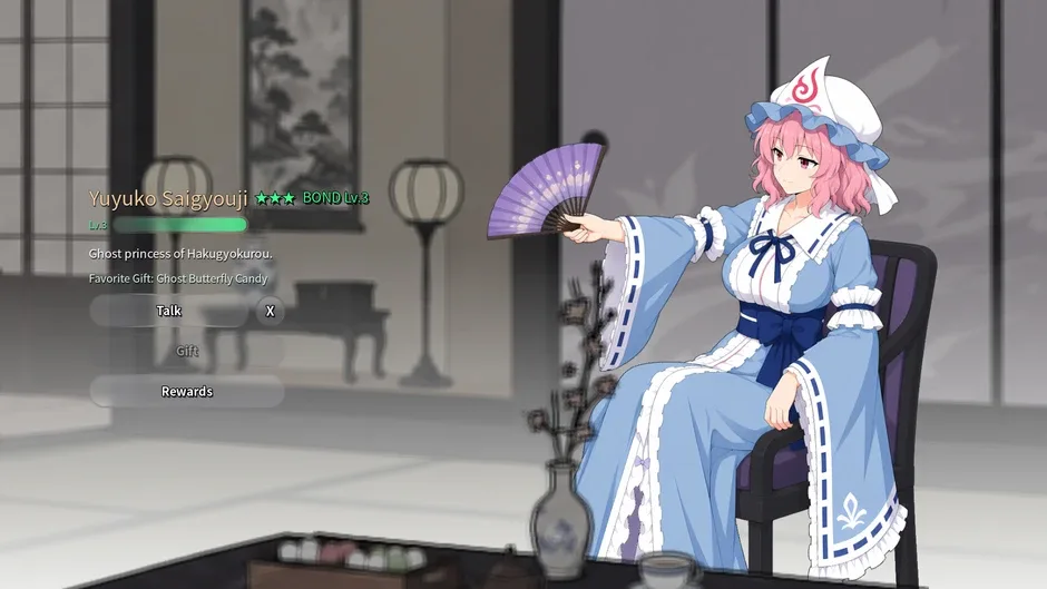 Кадър от Touhou Bansho Cards