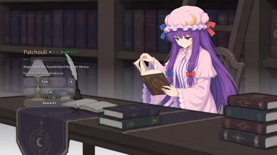 Кадър от Touhou Bansho Cards