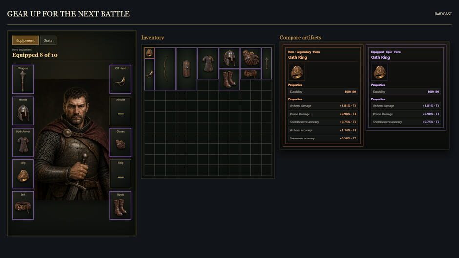 RaidCast screenshot 1