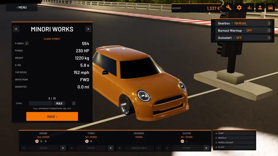 Кадър от TapRacer