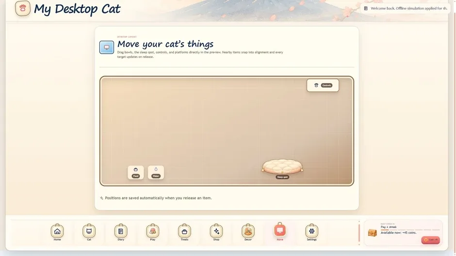 Кадър от My Desktop Cat