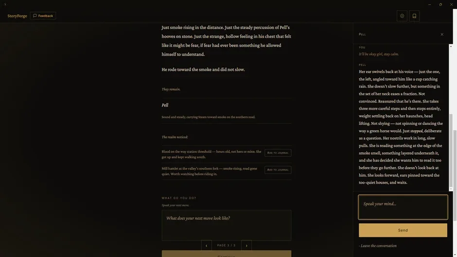 Кадър от StoryForge