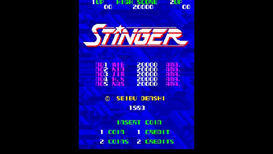 Кадър от Arcade Archives 2: Stinger