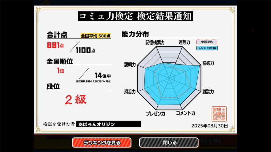 Oshaberi King! Komyuryoku Shindan Game screenshot 3