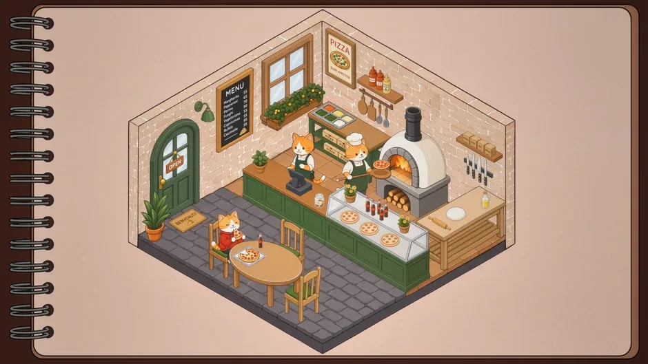 Кадър от Cat Rooms: Sticker Decor!