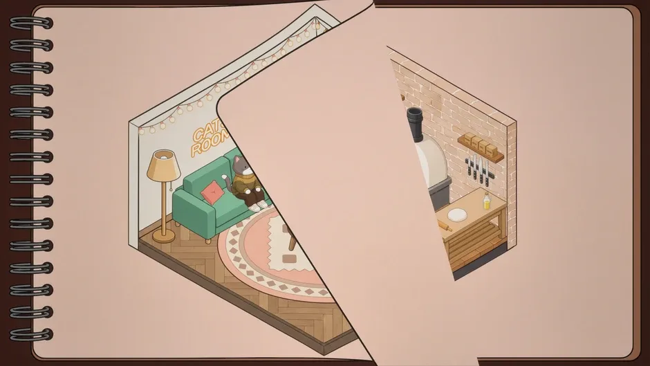 Кадър от Cat Rooms: Sticker Decor!