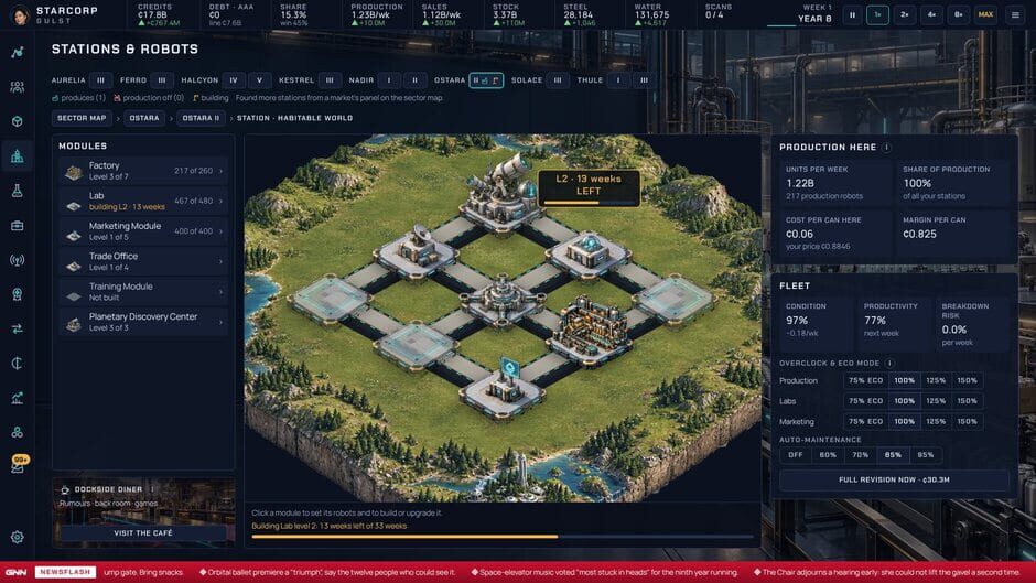 Starcorp Tycoon screenshot 1