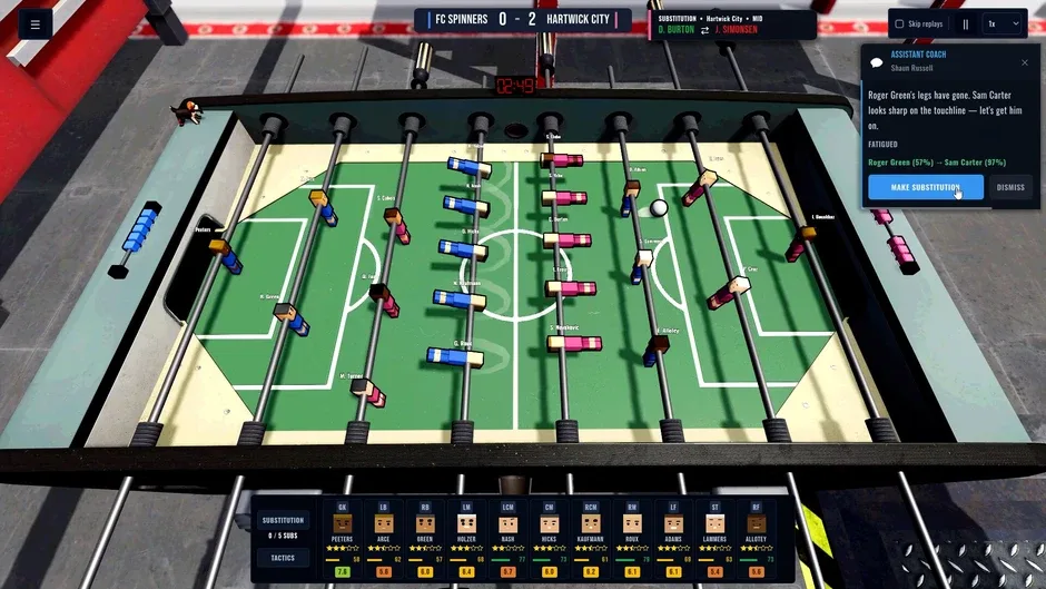 Кадър от Foosball Manager