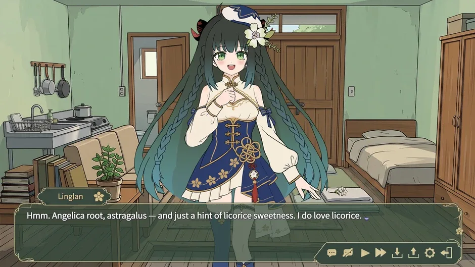Кадър от Daily Life with the Herb Girl
