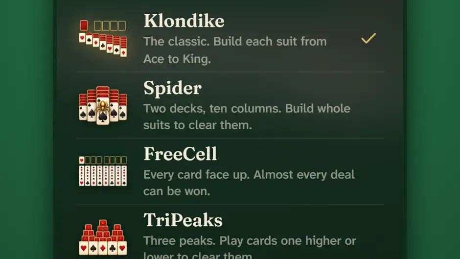 Кадър от WB Solitaire
