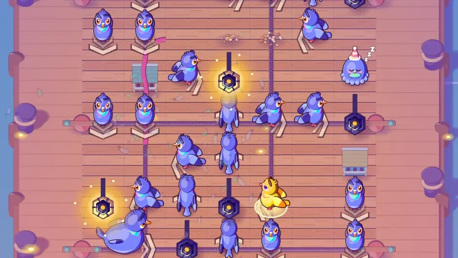 Кадър от Pigeons Away