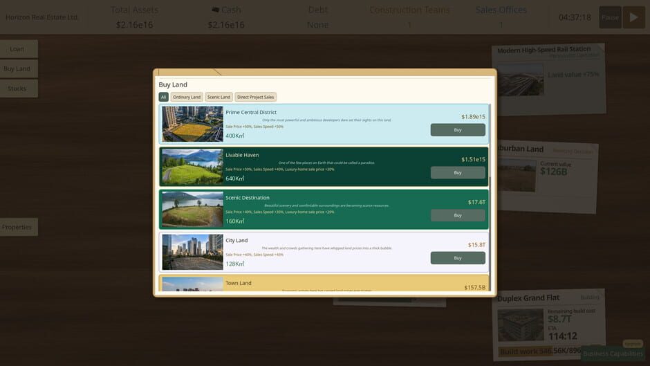 Leverage Real Estate Simulator screenshot 4