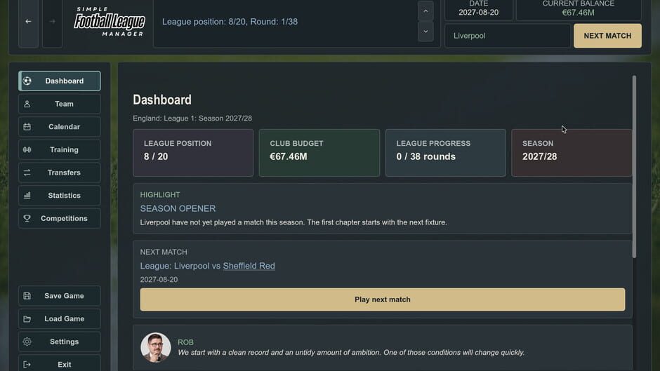 Simple Football League Manager screenshot 11