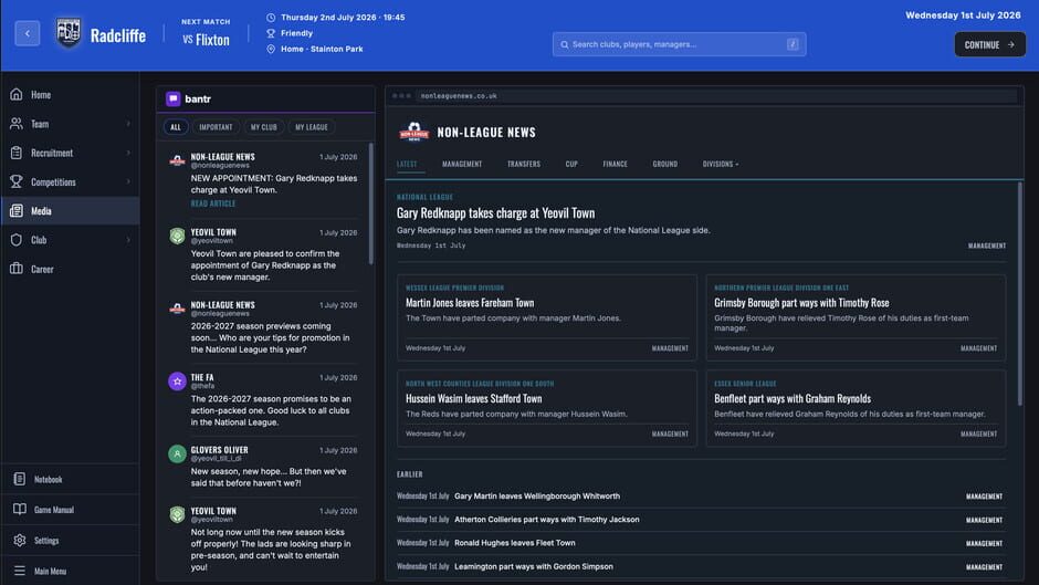 Non-League Manager screenshot 1