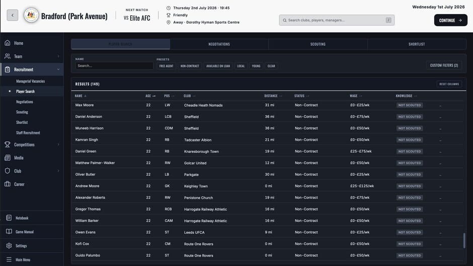 Non-League Manager screenshot 4